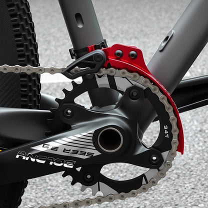 Bicycle Single Chainring Chain Stabilizer, Chain Tensioner, Anti-Drop Chain, Front Derailleur Adapter Ring, Anti-Fouling Three-In-One