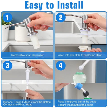 🔥Buy 2 Get 1 Free🔥Dish Soap Dispenser for Kitchen Sink