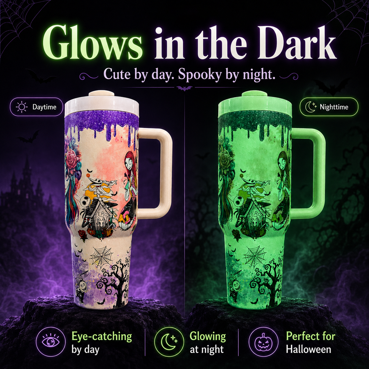 Halloween skeleton Tumbler