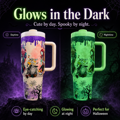 Halloween skeleton Tumbler