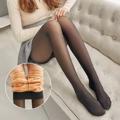 🔥Last Day 50% OFF🔥Translucent Fleece Lined Tights