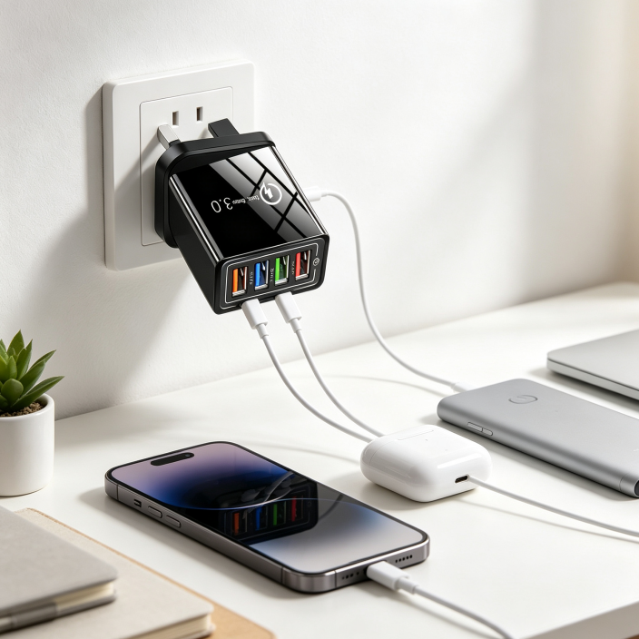 🔌The Charger Big Tech Hates | 4-Port Quick Charge 3.0 + AI Performance Boost