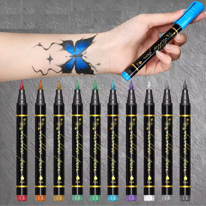 🔥Last Day 50% OFF🎨Safe Temporary Tattoo Pen🛡️ No Pain. No Commitment. Just Creativity✨