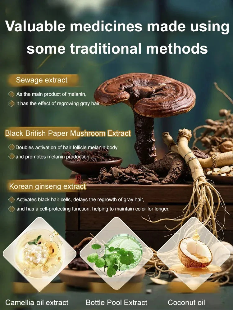 😍FDA-approved, Waterproof and Sweat-proof Hair Coloring Brush with 99.6% Color Deposit Without Staining the Scalp