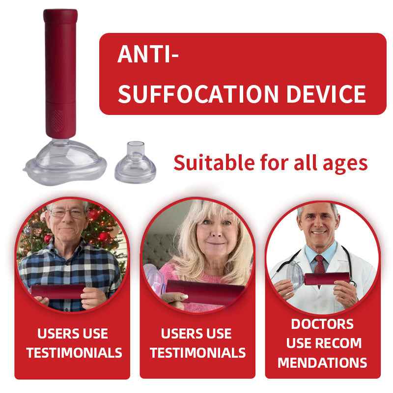 Anti-Choking Rescue Device 🚑 Powerful Suction Life Saver for Kids & Adults travel use