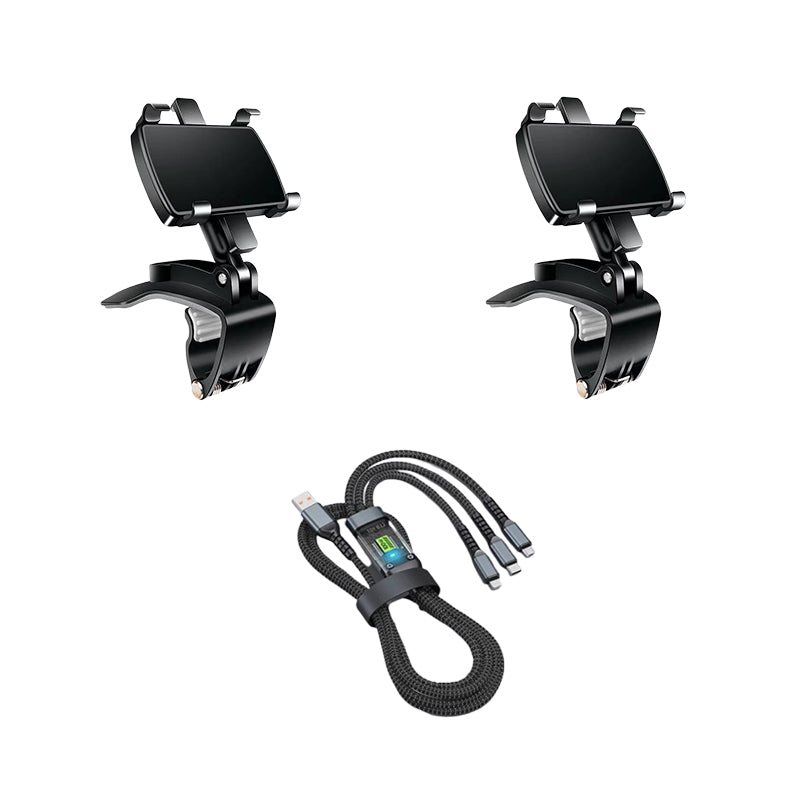 ⏰Limited Deal – 50% OFF! 360° Rotating Dashboard Phone Holder