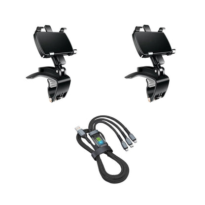 ⏰Limited Deal – 50% OFF! 360° Rotating Dashboard Phone Holder