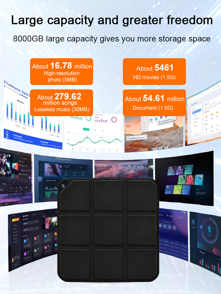 🚀 50% OFF Today⚡️16TB High-Speed External SSD — Pocket Size, 2000MB/s Transfer