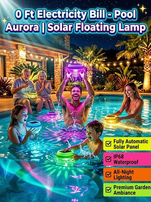 🔥Summer Sale 50% OFF🐟✨ Solar Floating Pool Light