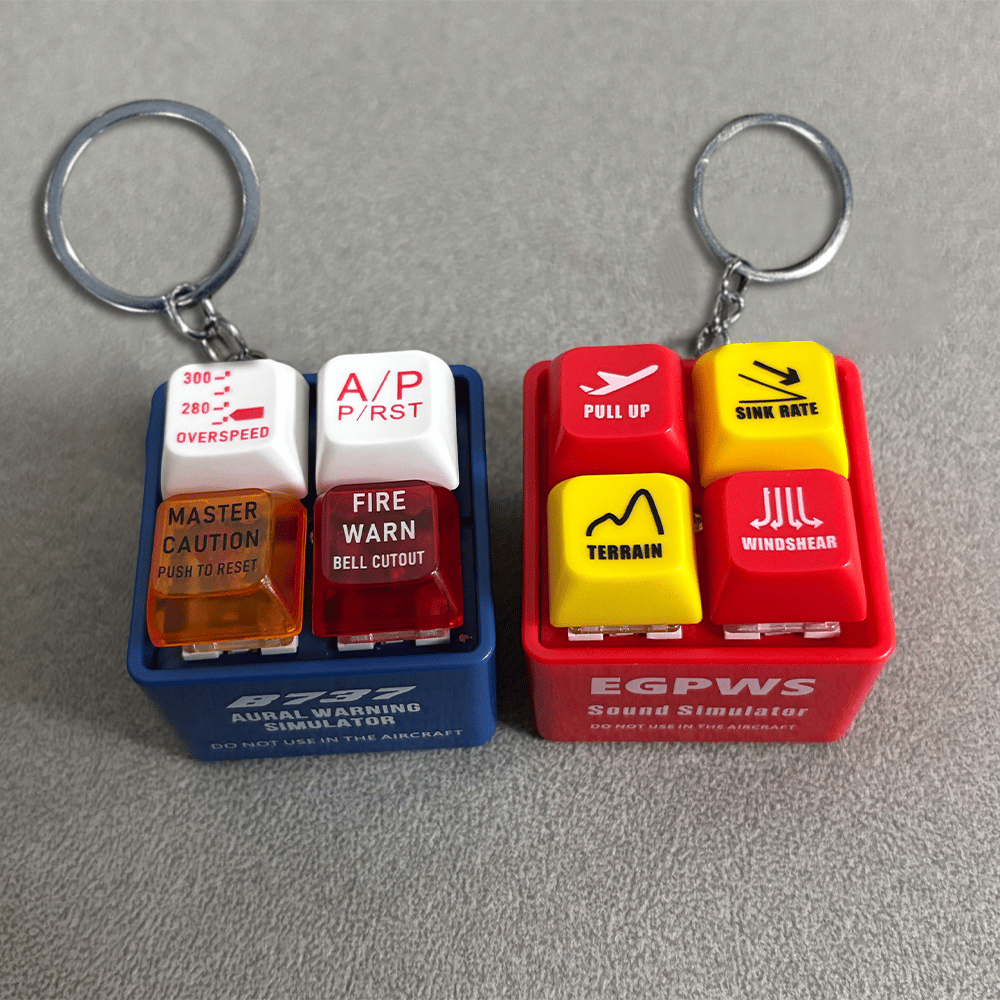 Pilot And Crew Alert Keychain EGPWS Warning Sound Simulator