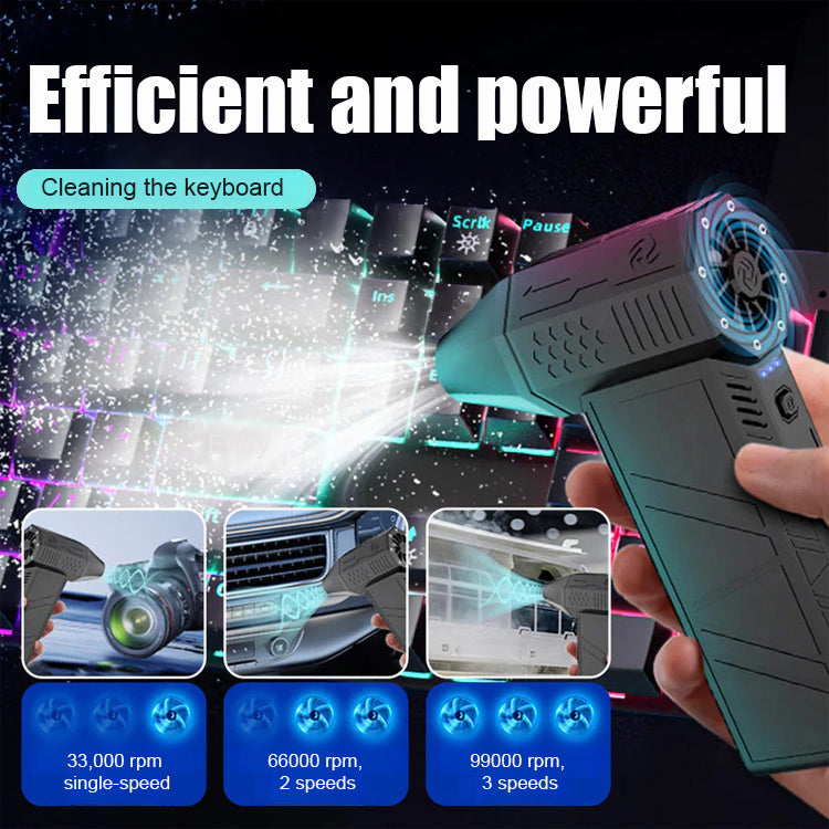 【Snow removal in 3 seconds, without damaging your car🚗】Turbine fan for snow removal during thermal storms🔥Snow and dust removal, water discharge, fire starting, inflation
