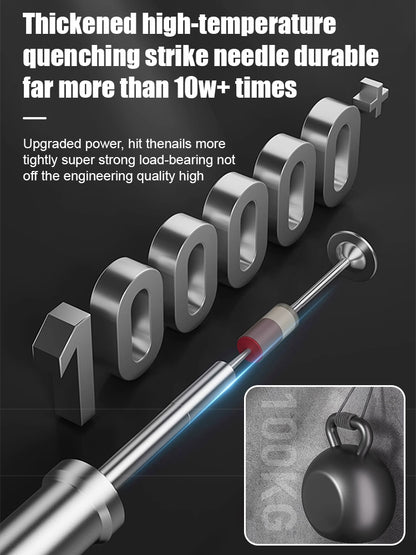 ⚡️【Instantly Finishes Nailing in 1 Second】⚡️ Mini Electric Nailer | Punches Through 6mm Steel Plate💪 | 5-Stage Noise Reduction🔇 | 10-Year Lifespan