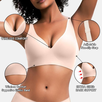 🔥50% OFF✨Comfort Fit Seamless Wireless Bra