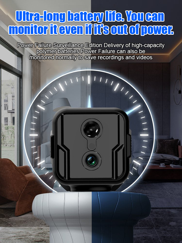 👀 Ultra-Secret HD Camera ❌No Wiring Needed ❌No Drilling Required ✅Can Be Placed Anywhere, Both Indoors and Outdoors ✅Strong Magn