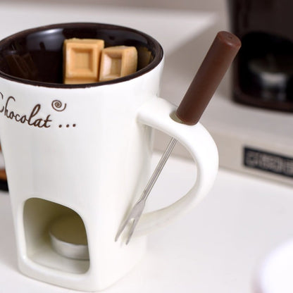 🎁Last Day Promotion 49% OFF🔥🍫 Handmade Chocolate Melting Mug – The Cozy Fondue Experience