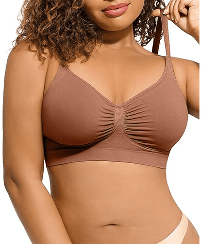 🏆Flash Sale💥Women's Full Coverage Non-Padded Wireless Sculpt Bra