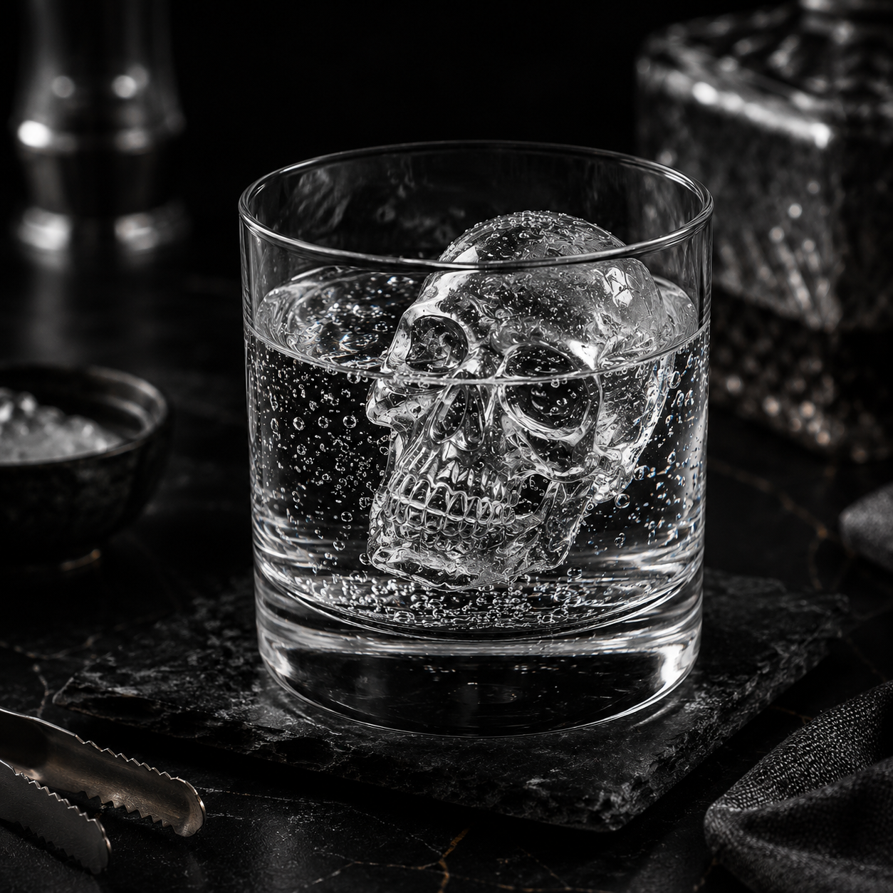 🧊2026 HOT SALE💀 DIY Silicone Skull Ice Cube Tray – Giant Slow-Melt Skull For Whiskey, Cocktails & More✨