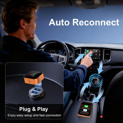 🔥2026 New Upgrade CarPlay Wireless Adapter📱 (iPhone/Android)