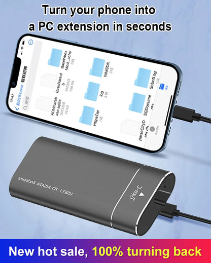 ⚡ 16TB Portable SSD | 10Gbps USB 3.1 | 1GB/sec Transfer Speed