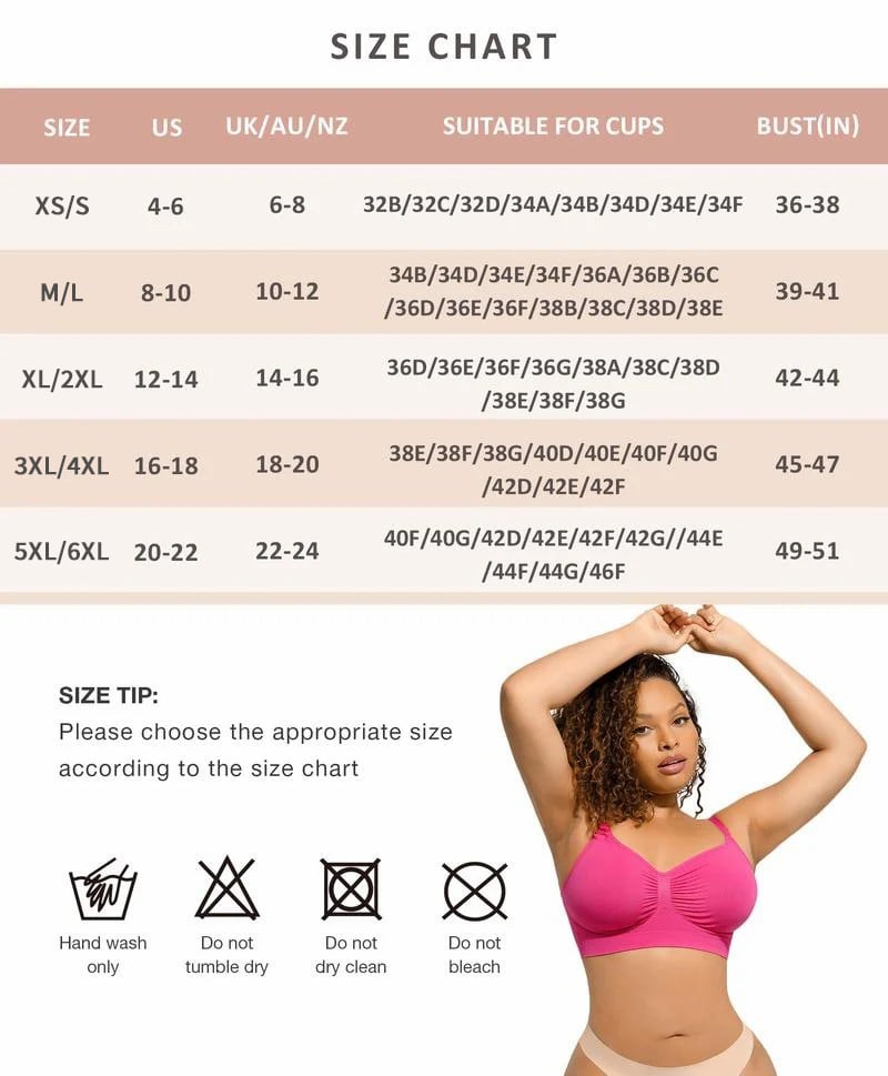 🏆Flash Sale💥Women's Full Coverage Non-Padded Wireless Sculpt Bra