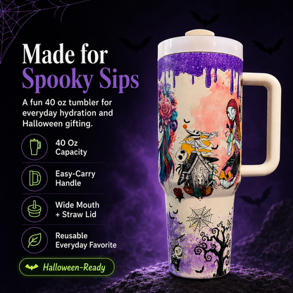 Halloween skeleton Tumbler