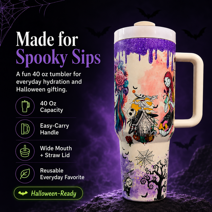 Halloween skeleton Tumbler