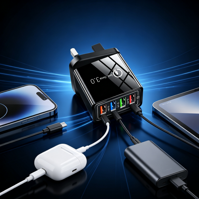 🔌The Charger Big Tech Hates | 4-Port Quick Charge 3.0 + AI Performance Boost