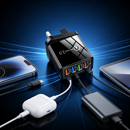 🔌The Charger Big Tech Hates | 4-Port Quick Charge 3.0 + AI Performance Boost