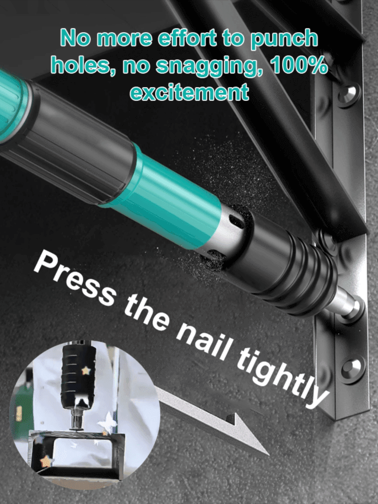 ⚡️【Instantly Finishes Nailing in 1 Second】⚡️ Mini Electric Nailer | Punches Through 6mm Steel Plate💪 | 5-Stage Noise Reduction🔇 | 10-Year Lifespan