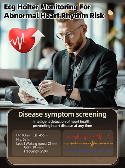 ⌚️Smart touch screen watch, 24-hour health monitoring, battery life up to 10 days