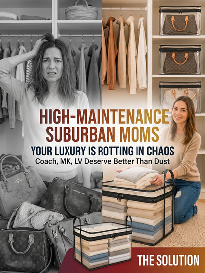 🏆 Award-Winning 29L Clear Storage Bag: Military-Grade Protection • 100% Dust-Proof • Save 50% Space • 30-Day Money Back Guarantee • Get 2 Free Today! 🚚