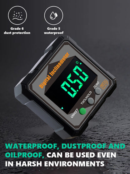 [Say goodbye to annoying tape measures!] Strong magnetic digital inclinometer and angle meter. High precision.💛