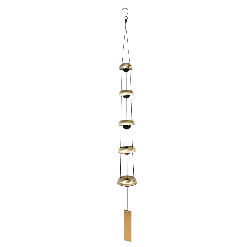 🎁 Special Offers🔔Tube Brass Wind Chimes, Harmonious Quintet Wind Bell for Patio & Garden(35-inch)