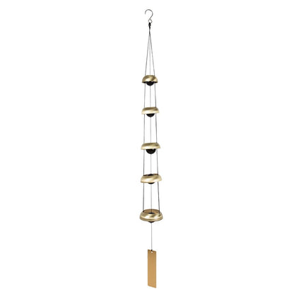 🎁 Special Offers🔔Tube Brass Wind Chimes, Harmonious Quintet Wind Bell for Patio & Garden(35-inch)