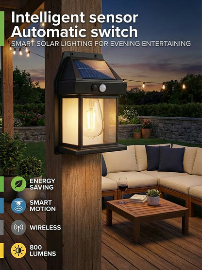 ☀️Your 24/7 "Smart Sentry" – Industrial Security Without the Electric Bill. Solar-powered outdoor LED garden lights