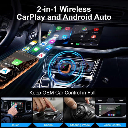 🔥2026 New Upgrade CarPlay Wireless Adapter📱 (iPhone/Android)