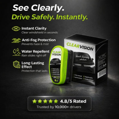 🔥 Limited Time ✨ ClearVisionTM – Crystal-Clear View in Any Weather