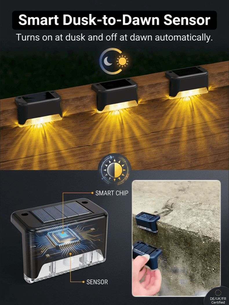Solar Waterproof Fence Light
