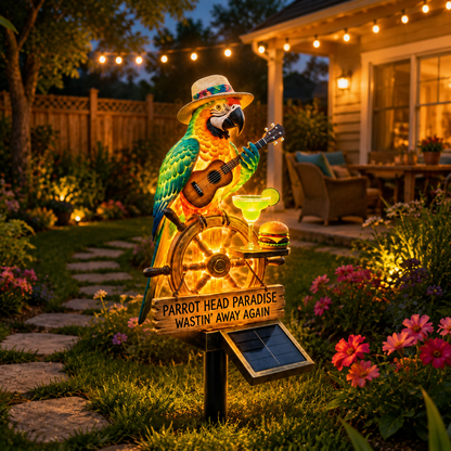 🦜🌴 Glowing Solar Parrot Lights – Fill Your Garden With Magical Tropical Night Vibes✨