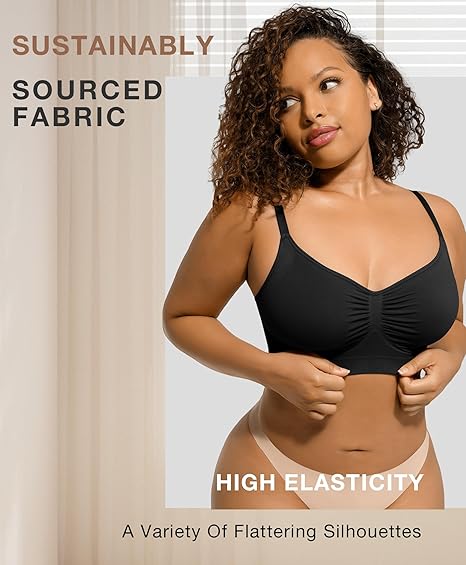 🏆Flash Sale💥Women's Full Coverage Non-Padded Wireless Sculpt Bra