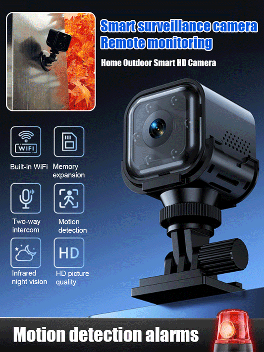 🔥5-megapixel ultra-high-definition surveillance 👀, 1-second sensor alarm 🤖, no installation or wiring required