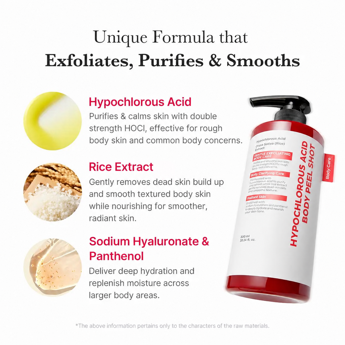 Smooth & Clear Body Care Set | Hypochlorous Acid Body Peel Shot