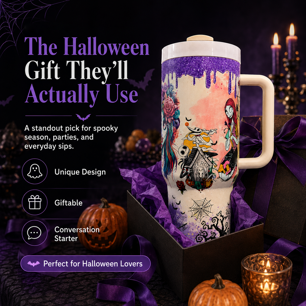 Halloween skeleton Tumbler