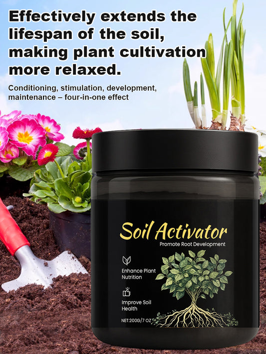 🌿🌻 Premium Garden Soil Energizer - 30% Faster Root Development & Growth. 🧪 Concentrated Bio-Formula for Vibrant Flowers & Vegetables