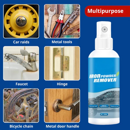 【 🔥Metal Rust Remover Spray】🛡️Non-toxic & Odorless - 🍃Removes Rust in 3 Seconds - ✨Prevents Rust for 50 Years - ⏱️Fast & Effective