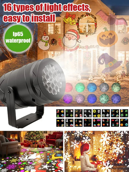 🔥 Echte Magie für Kinder：🎄LED Energy-Saving Lamp Colorful Christmas Atmosphere Scene