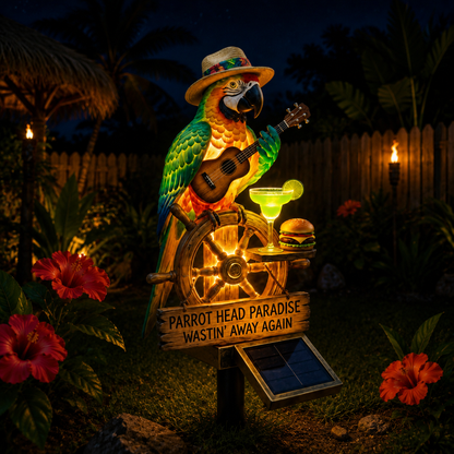 🦜🌴 Glowing Solar Parrot Lights – Fill Your Garden With Magical Tropical Night Vibes✨