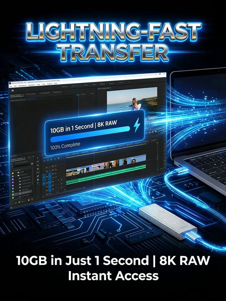🏆Flash Sale！⚡ 50K+ SOLD! Almost Gone-🔥16TB Large-Capacity Type-C Portable Mini SSD