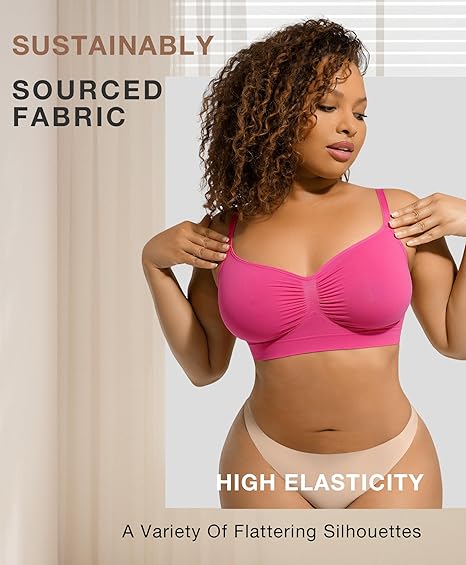 🏆Flash Sale💥Women's Full Coverage Non-Padded Wireless Sculpt Bra