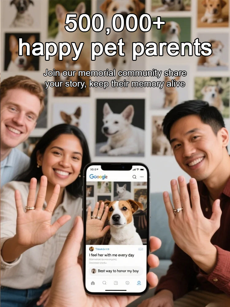 【Photo Customization】Pet Memorial Ring. Turn limited companionship into eternal remembrance. 🐾💍